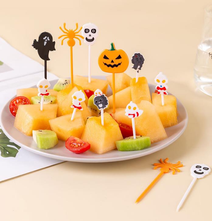 新品 ハロウィン 爪楊枝 つまようじ パーティー 道具装飾 ケーキ飾り
