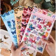 手帳 シーリングステッカー手帳梱包贈り物 DIYラベルシール  ステッカー  包装貼紙 手芸文房具4色