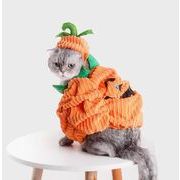 人気   ハロウィン   ペット用品  帽子 ペット服  猫服  かぼちゃ 犬服 マント   撮影道具