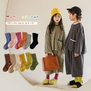 韓国風   子供服  赤ちゃん  子供用靴下　ベビー靴下   ソックス  靴下　無地  12色