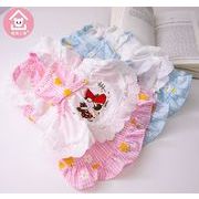 犬服  猫犬兼用  レース ペット用品  ネコ雑貨 可愛い  ワンピース ペット服2色