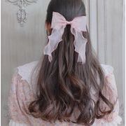 韓国風　ヘアピン ヘアピン  ヘアアクセサリー 　リボン 髪飾り　可愛い8色