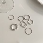 8点セット 韓国風  アクセサリー  リング   指輪   雑貨  レディース  開口指輪   ファッション小物