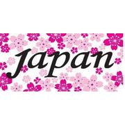 FJK 日本のTシャツ お土産 Tシャツ 桜JAPAN 白 Mサイズ T-220-M