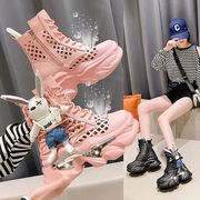 初回送料無料　新作　ファッション厚底　夏のレジャースポーツ靴　サンダル風スニーカー　人気商品