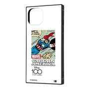 ★iPhone 14/13/ディズニー 100周年限定デザイン/耐衝撃ケース KAKU/キャプテン・アメリカ