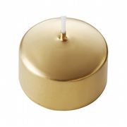 kameyama candle ハッピープール（カラーアトリエ） 「 ゴールド 」 24個入り キャンドル