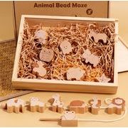 2023新作 子供玩具 積み木おもちゃ 知育玩具 ワッフル 木製 キッズおもちゃ 遊びも