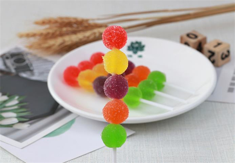 激売れ アメのミニ串焼き フルーツキャンディ 団子グミ グミ