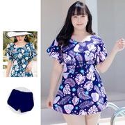 2025夏新作水着 ワンピース レディース 水泳服 花柄 水着ワンピース ビキニ 大きいサイズ スイミング 胸パ