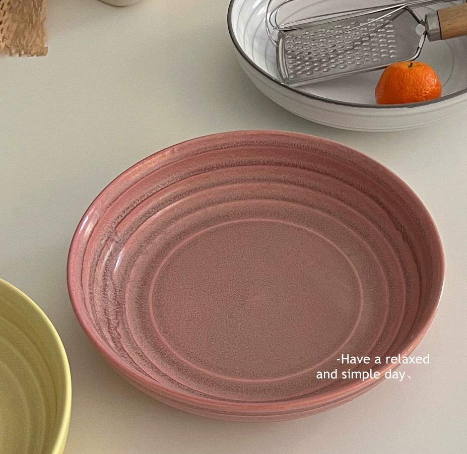 トレイ    置物    飾り盤    セラミック皿   撮影道具   高級感    ケーキ皿   3色