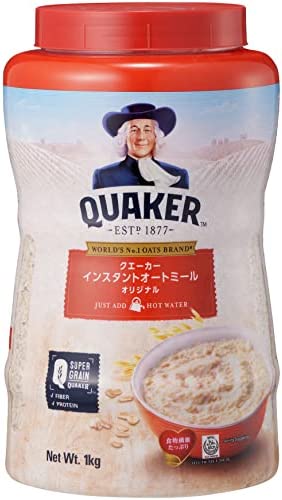 新商品  QUAKER　クエーカー　インスタントオートミール　オリジナル　1kg　ダイエット　身体づくり