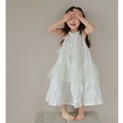 ins   韓国子供服    キッズ服    ワンピース    チュール   キャミソールスカート