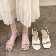 さっと履けてキレイ見え！ シューズ 靴 レディース 夏 韓国スタイル 学生 スリッパ サンダル 靴