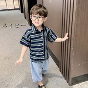 子ども服 男の子 夏服 レジャー セットアップ 幼児 キッズ 上下セット シャツ+ハーフパンツ