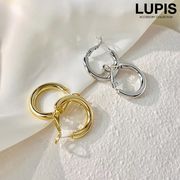 ピアス レディース フープピアス メタル シンプル モード スタイリッシュ ミニマル 上品 華やか