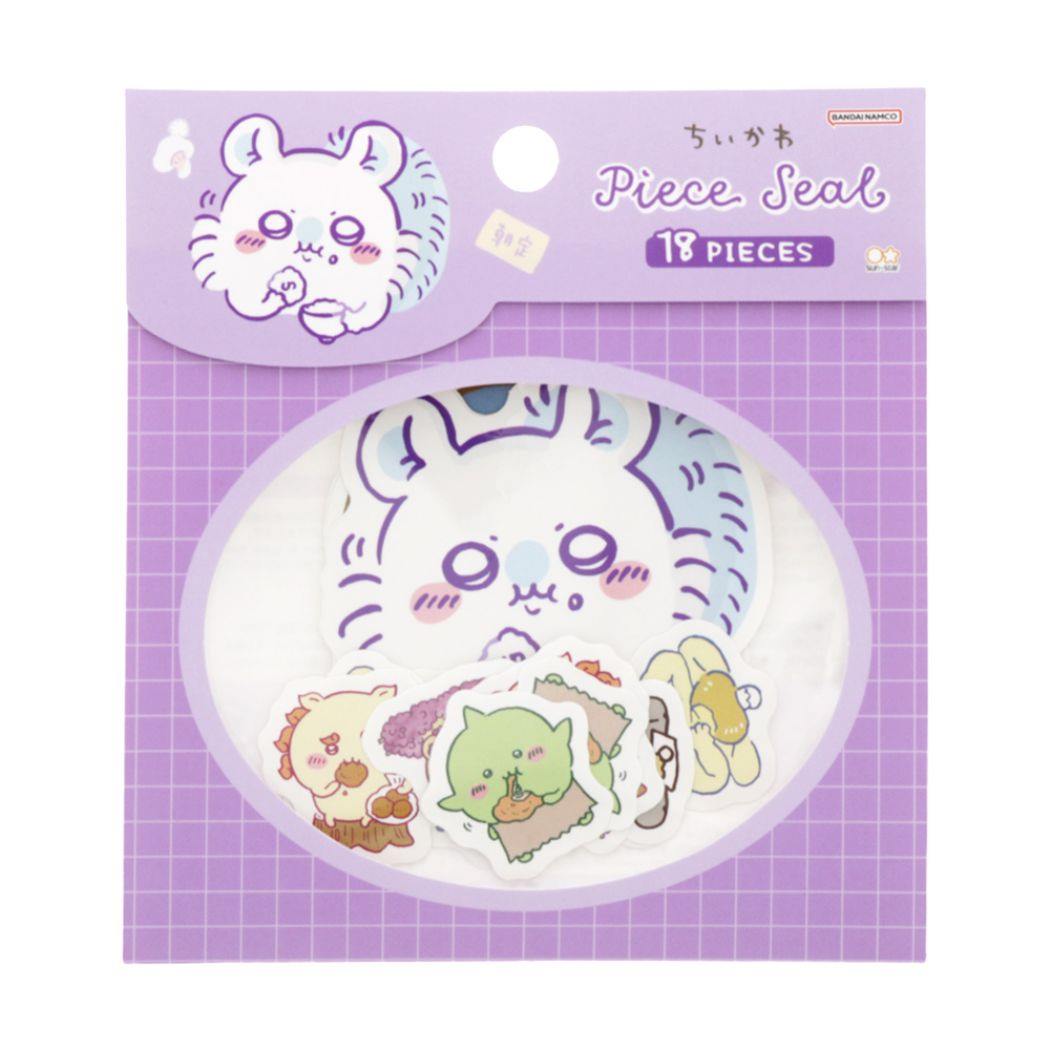 【販売不可】ちいかわ ピースシール もぐもぐ バイオレット