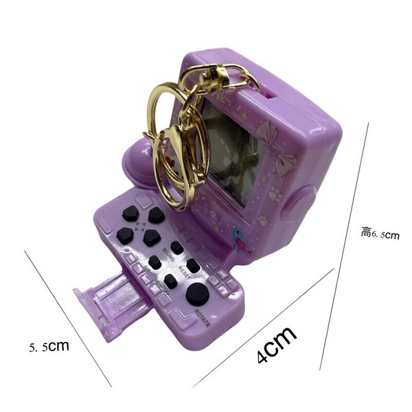 韓国 ブーム ミニゲーム台 キーホルダー レトロなミニポケット