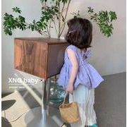 INS韓国風子供服    ベビー服  セットアップ   トップス+パンツノースリーブ  キッズ2色