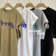 韓国風   レディース  トップス  半袖   Tシャツ    おしゃれ  5色