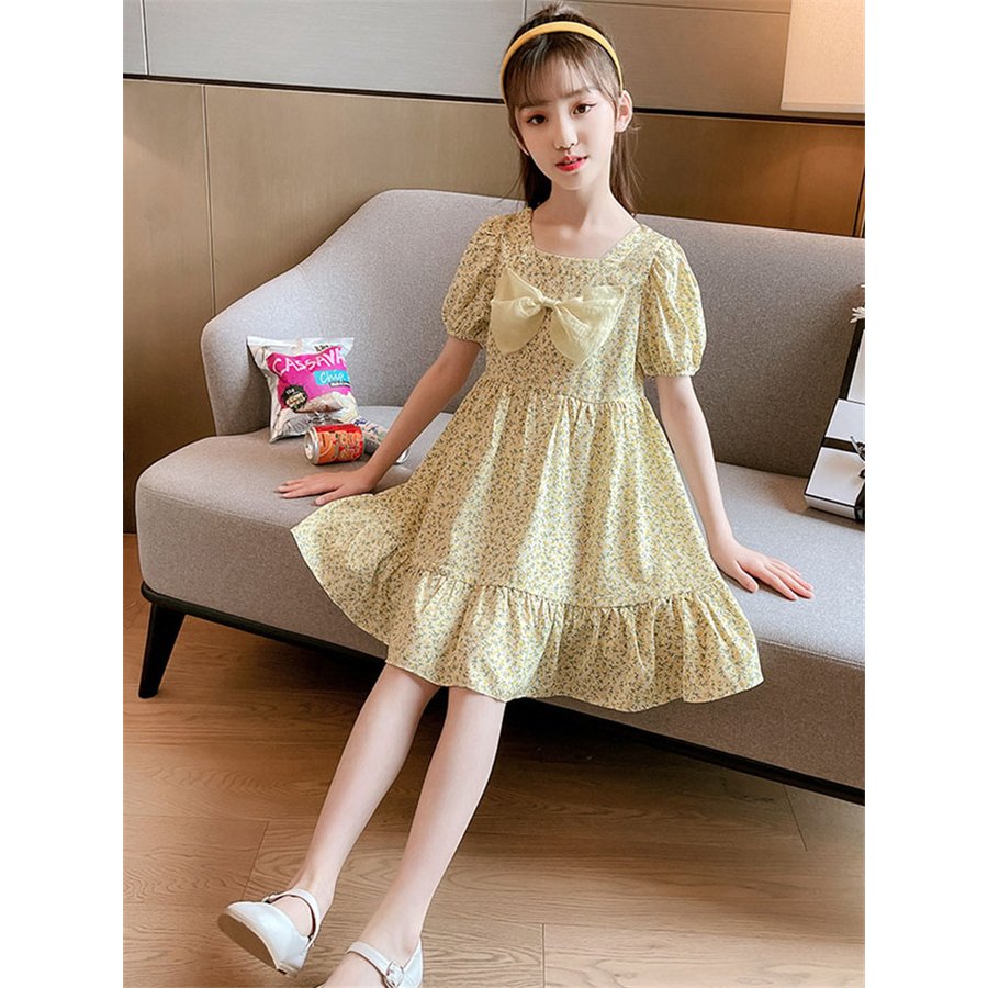 ワンピース 120 130 専用ページ 在庫僅か！セール 40%OFF25年新作！綿100% ベビー服 子供服 女の子 半袖 コットンフラワーワンピース 90 100 110  120 130 140cm (2536-7108⁄2536-7323) CHOPIN blue⁄ショパンブルー [子ども服 キッズ かわいい 子供服