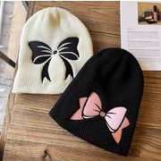 レディース ファッション ニット帽子 蝶結び おしゃれな