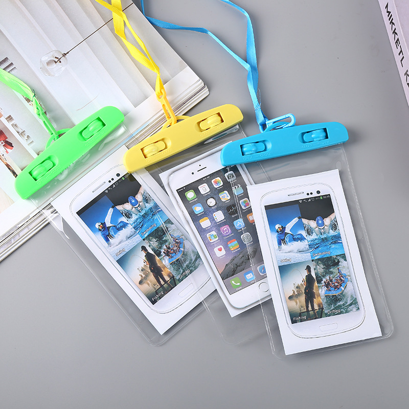 夏  携帯防水ケース 両面透明ケース  ビーチ プール  水中撮影可能  防水携帯ポーチ 携帯電話ドライバッグ