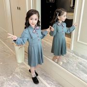 ワンピース ドレス 韓国子供服 ジュニア dress 通学/通園 ワンピ キッズ用プルオーバー