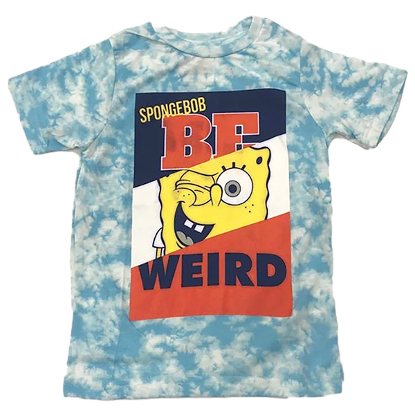 キッズ Tシャツ Spongebob Tie Dye Be Weird 【スポンジボブ】 有限会社 ステップス キッズ Tシャツ Spongebob Tie Dye Be Weird 【スポンジボブ】 有限会社 ステップス
