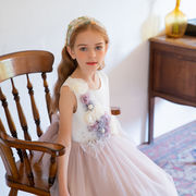 女の子 2021 新ドレス スカート プリンセス ドレス子供洋風レース スカート