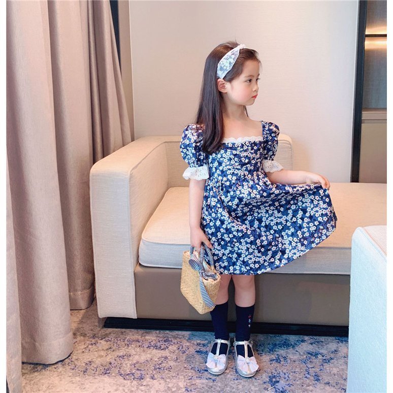 子供服 ワンピース キッズ 女の子 夏服 半袖ワンピース 花柄 韓国子ども服 ベビー服