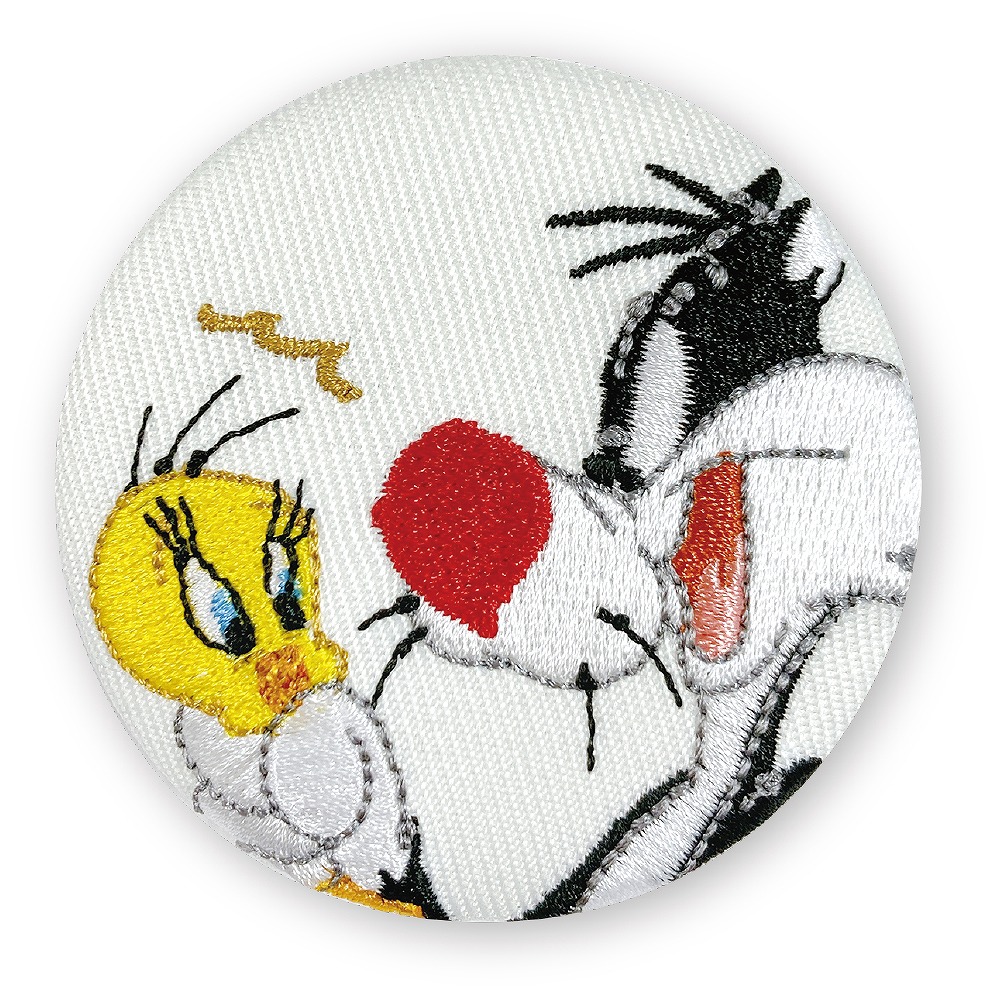 ルーニー・テューンズ刺繍缶バッジ なかまたち2 12種セット LT