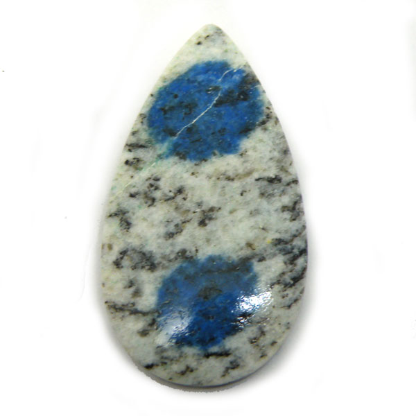 ≪スペシャルルース/即納≫天然石 K2 アズライトイングラナイト/カボション 33x18x3.2mm