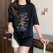 【予約220281】大きいサイズ春夏新作 韓国 レディース ファッション  Tシャツ ワンピースLL-4L