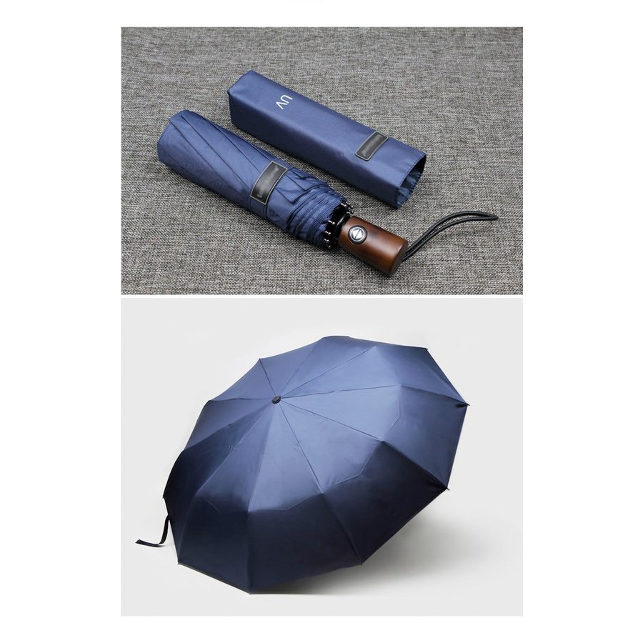 メンズ 折りたたみ 遮光遮熱 自動開閉 晴雨兼用傘 紳士用 ビジネス 10本骨 大きい傘  UVカット