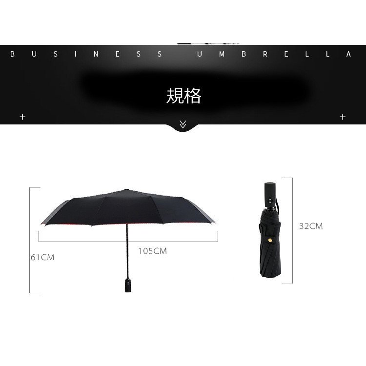 メンズ 折りたたみ 遮光遮熱 自動開閉 晴雨兼用傘 紳士用 ビジネス 10本骨 大きい傘 UVカット
