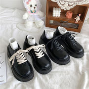 ローファー 靴 レディース 学生靴 スクールシューズ イギリス風 JK ウィンテージ 姫様 厚底シューズ