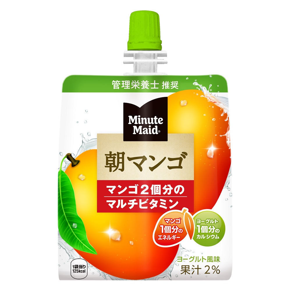 【1・2ケース】ミニッツメイド朝マンゴ 180gパウチ(24本入)