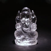 ヒマラヤ水晶 ガネーシャ 彫り物 大 87.6g インド ネパール産 【 一点物 】 天然石 パワーストーン