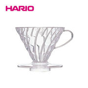 『HARIO』1～4杯用 V60 透過ドリッパー02クリアVDR-02-T(ハリオ)
