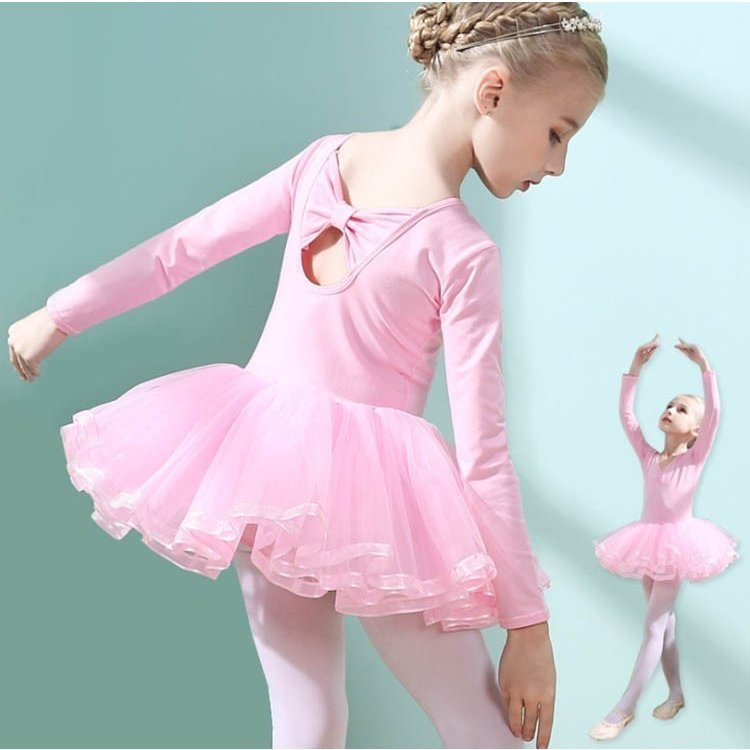 子供 キッズ ダンス衣装 ワンピース ワンピース 舞台装 練習着 ピンク パープル ライトブルー