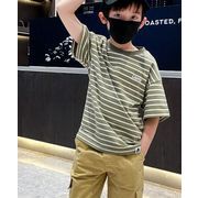 新入荷　キッズ服　韓国版トップス　半袖Tシャツ　110-150ＣＭ　2色