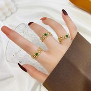 指輪　リング　アクセサリー　ジルコニア　デザイン　ファッション