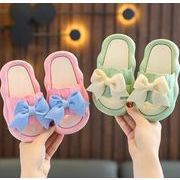 2025 新作  韓国風  子供靴   靴  シューズ  靴 ベビー用    女の子  スリッパ  リボン結び 4色