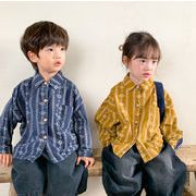 秋新作 韓国風子供服 キッズ服  長袖 シャツ アウター ベビー服トップス  80-130cm
