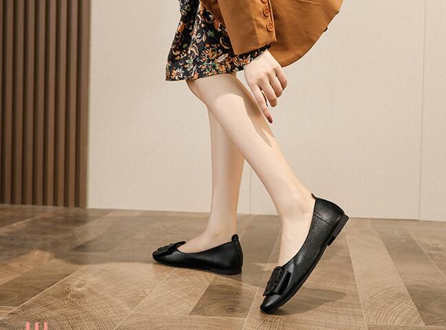 新しいスタイルの韓国の春秋★レディースファッションフラットシューズ★エンドウ豆の靴★通勤