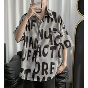 韓国風  シャツ　半袖シャツ　夏の新しい　スポーツウェア　ファッションシャツ★M-2X
