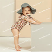 韓国風子供水着 キッズ 女の子 ベビー 子供用 オールインワン　連体水着 uvカット キッズ水着