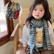 秋冬新作　赤ちゃん・子供用スクエアタオル    韓国風  子供スカーフ 赤ちゃんビブ 暖かい スカーフ