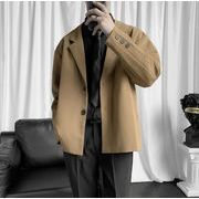 秋新作   メンズ　カジュアルな小さなスーツ　ファッション韓国風 長袖コート★M-2X